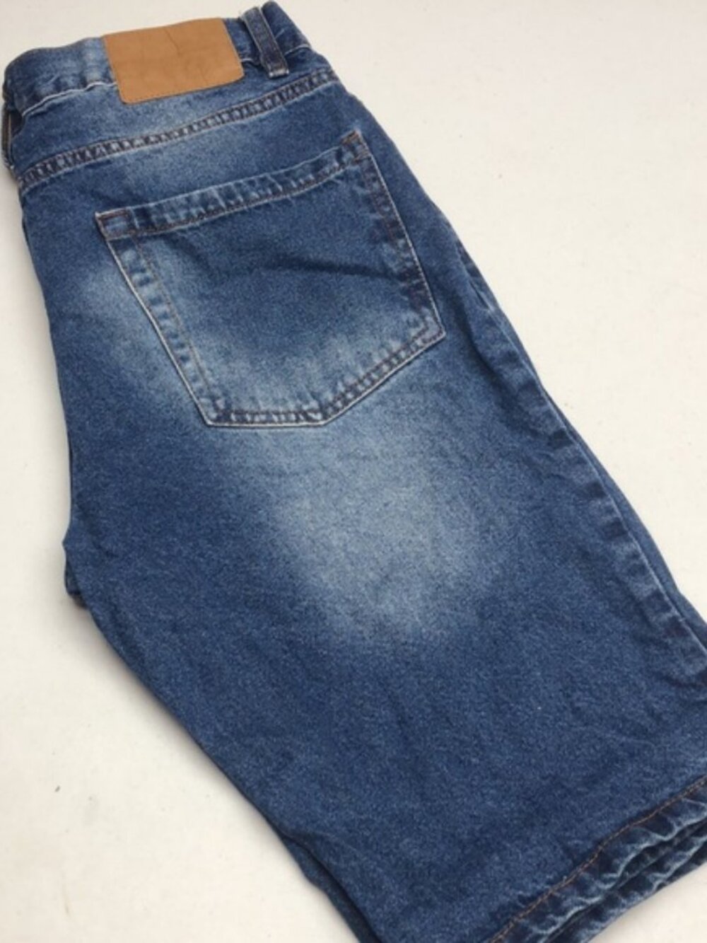 MENS BLUENOTES FACTORY DISTRESS SLIM FIT JEAN SHORTS 31x12 ⭐️